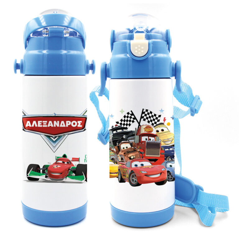 Μπουκάλι νερού θερμός με καλαμάκι “Mac quin”