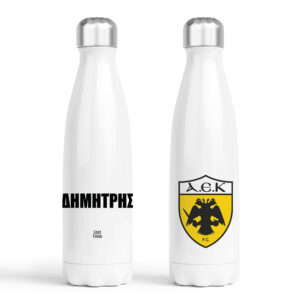 Μπουκάλι νερού θερμός λευκό “AEK”