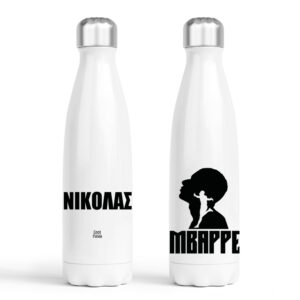 Μπουκάλι νερού θερμός λευκό “MBappe Graphic”