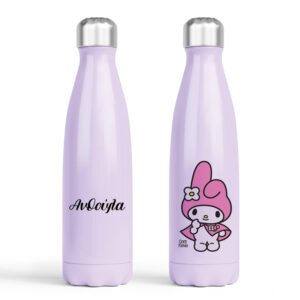 Μπουκάλι νερού θερμός μωβ “Kuromi Pink”