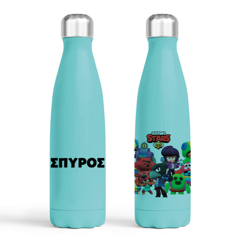 Μπουκάλι νερού θερμός μπλε “Brawl Stars”