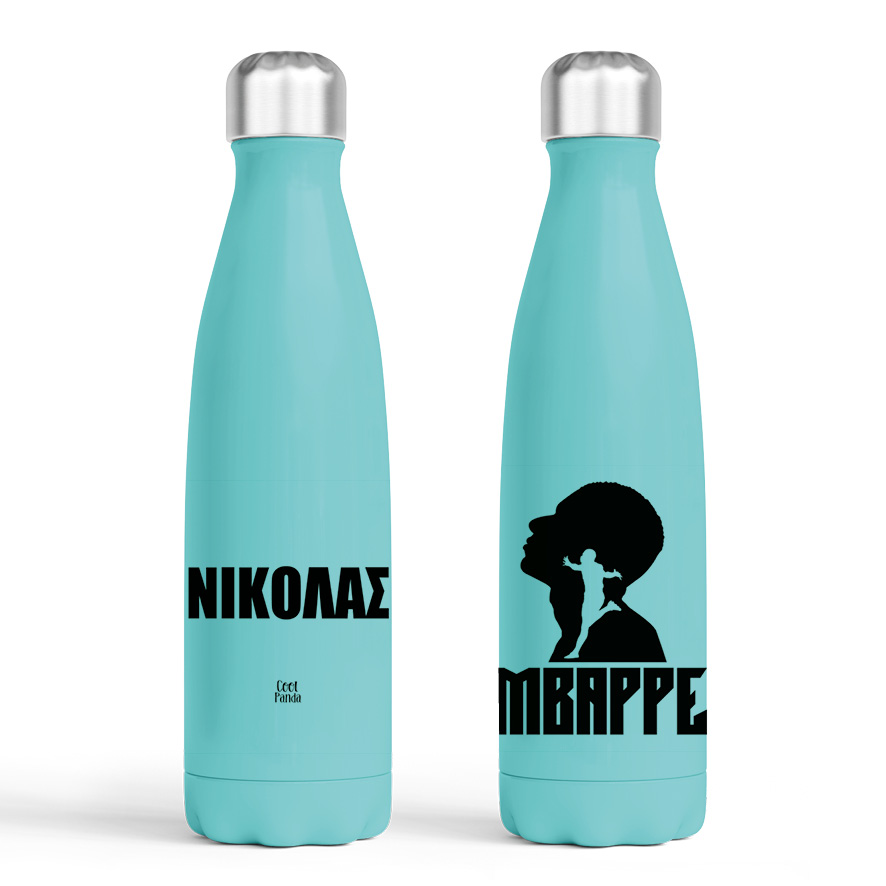 Μπουκάλι νερού θερμός μπλε “MBappe Graphic”