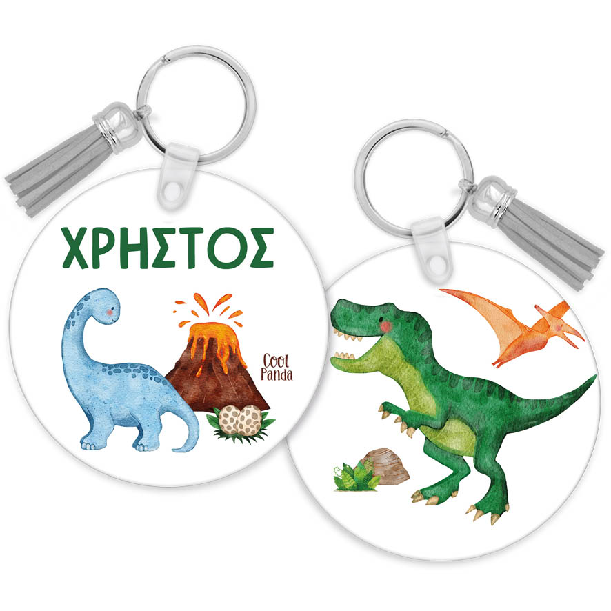 Μπρελόκ ξύλινο “Δεινοσαυράκια”