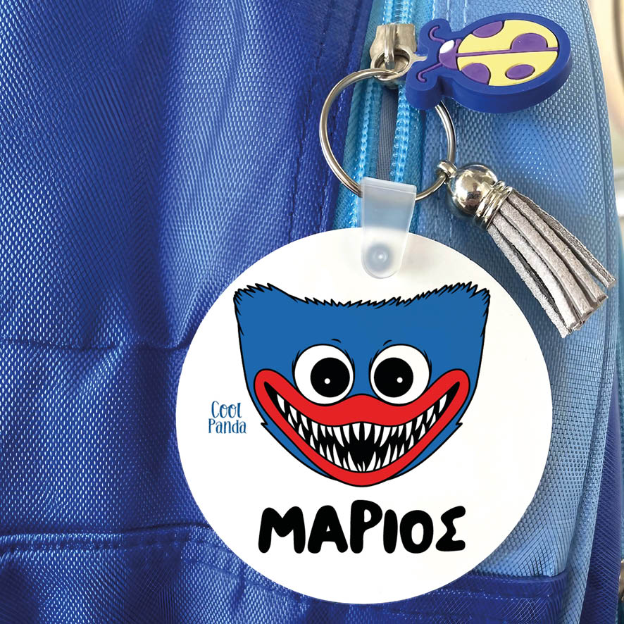 Μπρελόκ ξύλινο “Huggy Wuggy”