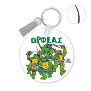 Μπρελόκ ξύλινο “Χελωνονιτζάκια”