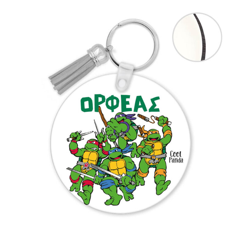 Μπρελόκ ξύλινο “Χελωνονιτζάκια”