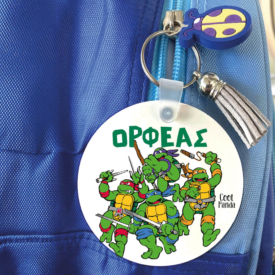 Μπρελόκ ξύλινο “Χελωνονιτζάκια”