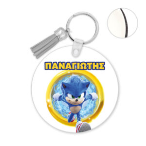 Μπρελόκ ξύλινο “Sonic”