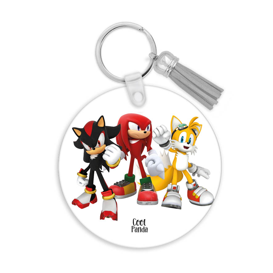 Μπρελόκ ξύλινο “Sonic”