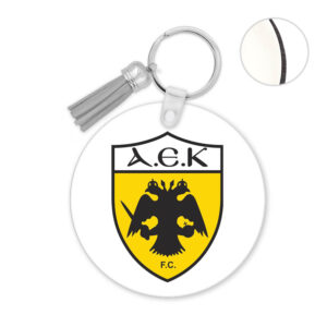 Μπρελόκ ξύλινο “AEK”