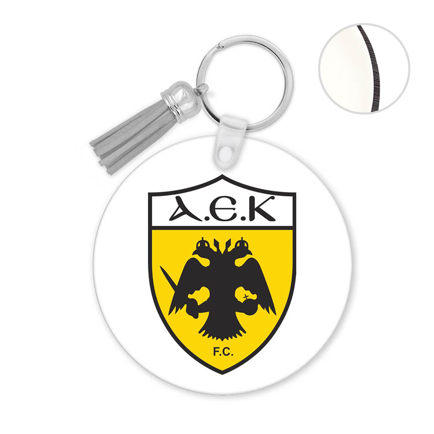 Μπρελόκ ξύλινο “AEK”