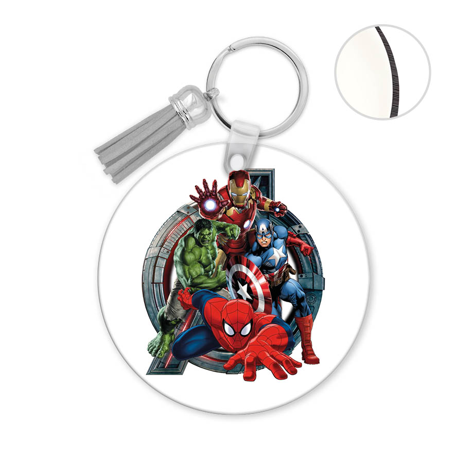 Μπρελόκ ξύλινο “Marvel Super Ήρωες”