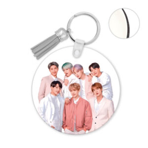 Μπρελόκ ξύλινο “BTS”