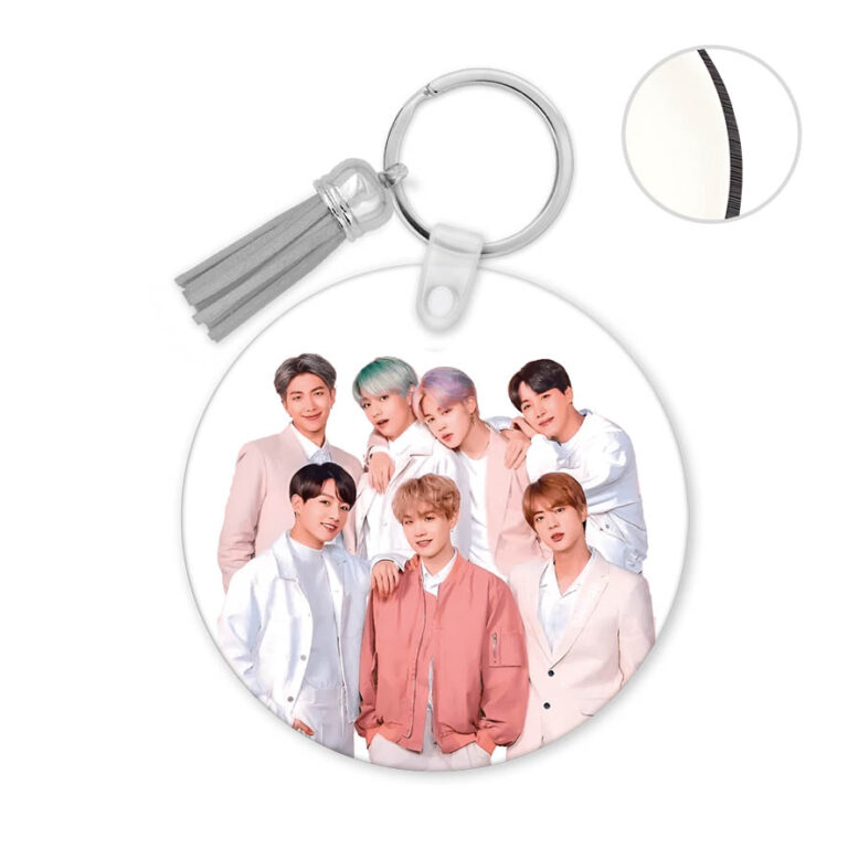 Μπρελόκ ξύλινο “BTS”