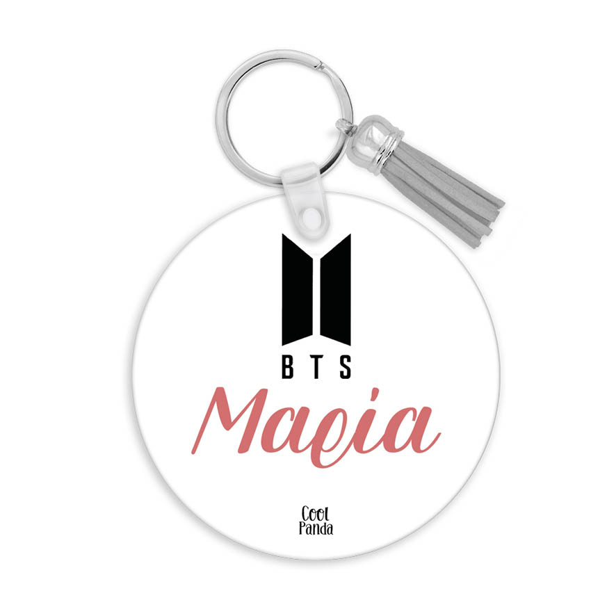 Μπρελόκ ξύλινο “BTS”