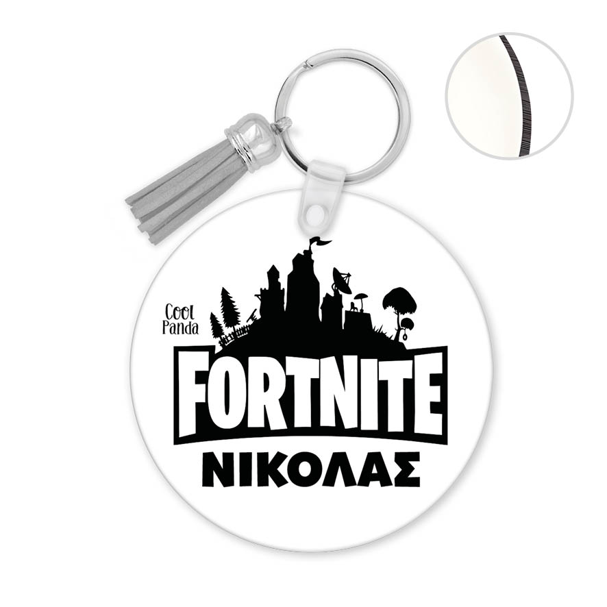 Μπρελόκ ξύλινο “Fortnite”