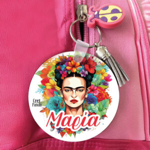 Μπρελόκ ξύλινο “Frida Kahlo”