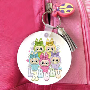 Μπρελόκ ξύλινο “Labubu”