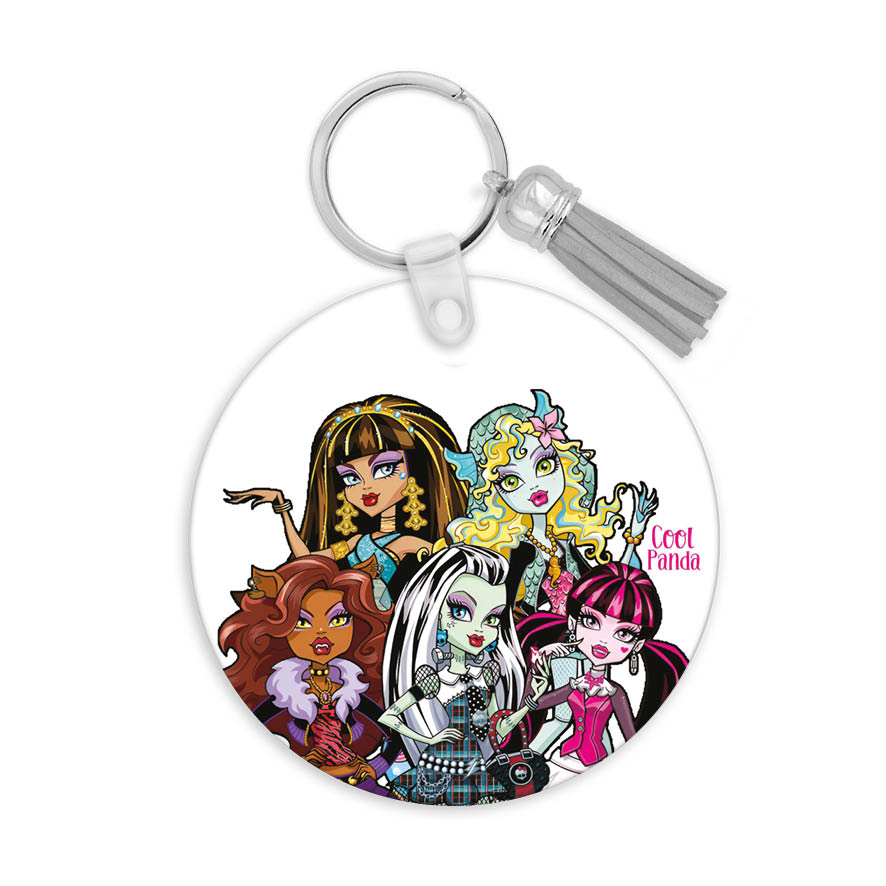 Μπρελόκ ξύλινο “Monster High”