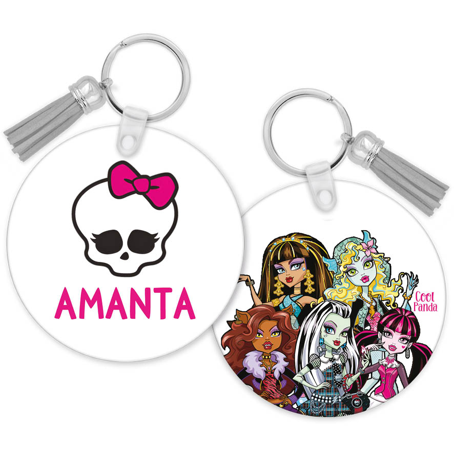 Μπρελόκ ξύλινο “Monster High”