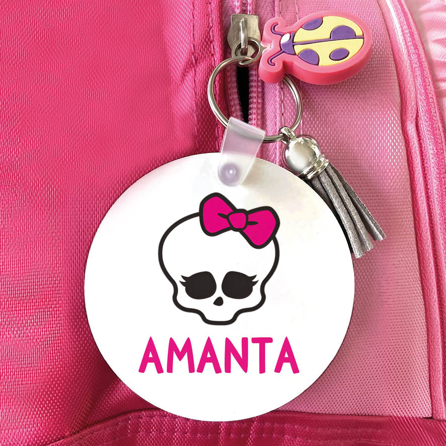 Μπρελόκ ξύλινο “Monster High”