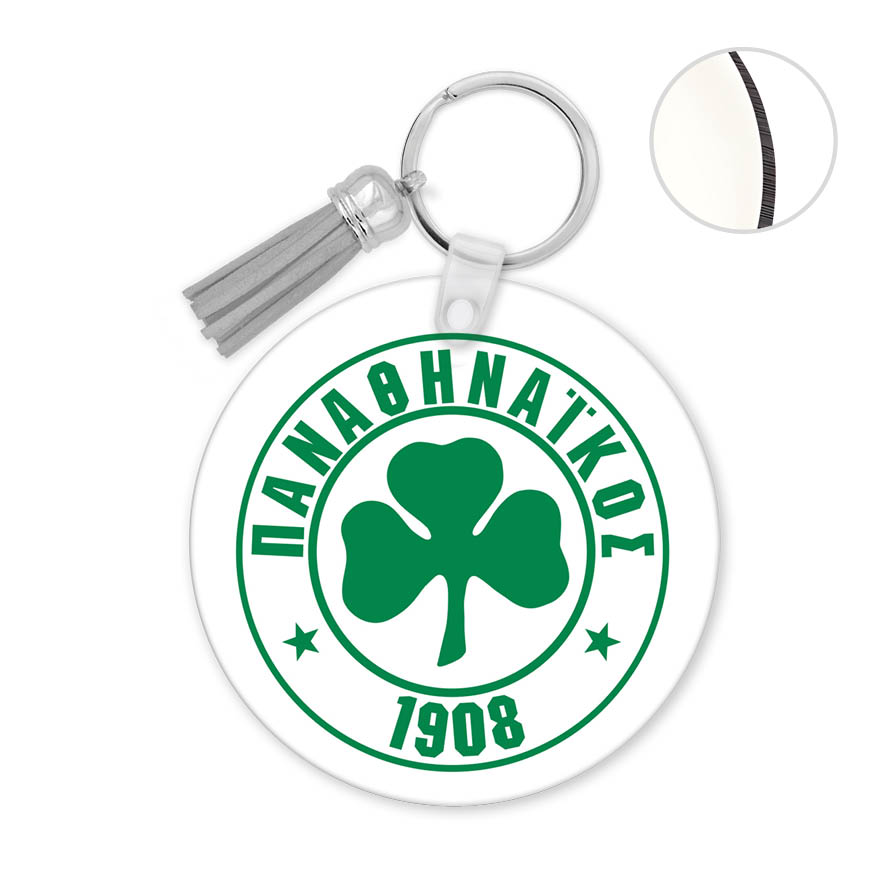 Μπρελόκ ξύλινο “ΠΑΟ ποδόσφαιρο”