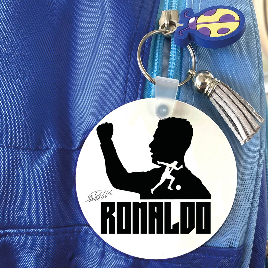 Μπρελόκ ξύλινο “Ronaldo Graphic”