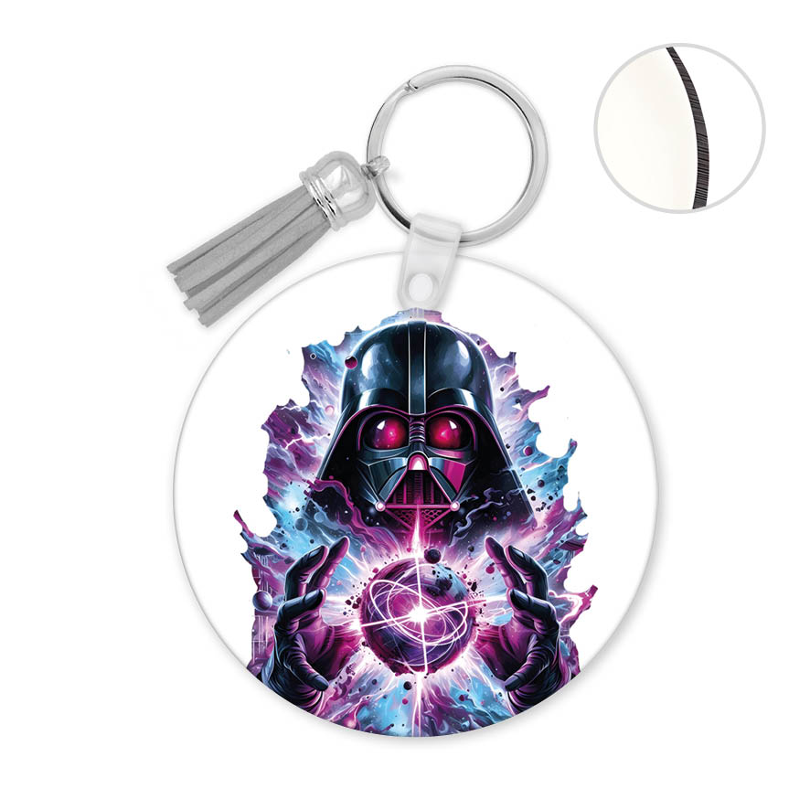 Μπρελόκ ξύλινο “Star Wars Purple”