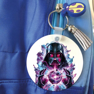 Μπρελόκ ξύλινο “Star Wars Purple”