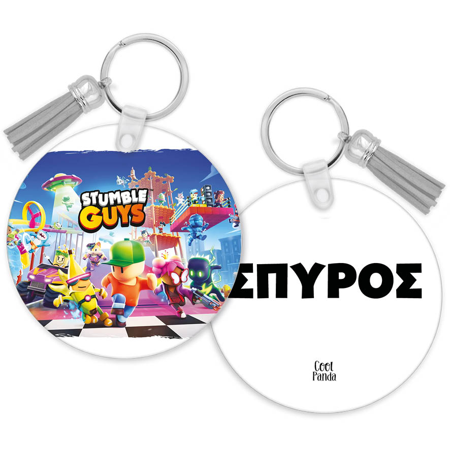 Μπρελόκ ξύλινο “Stumble guys”