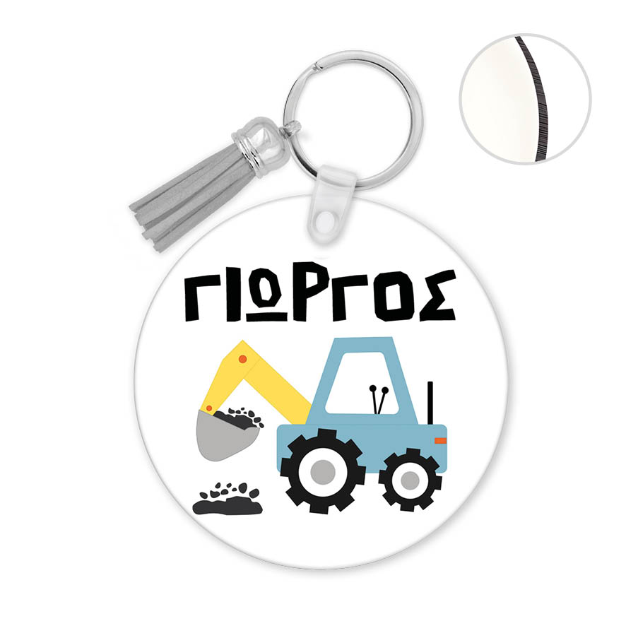 Μπρελόκ ξύλινο “Trucks”