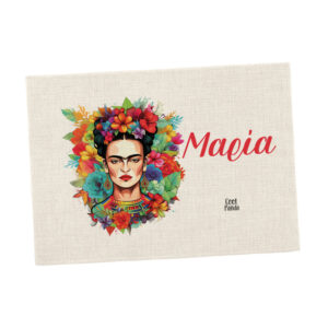 Σουπλά φαγητού λινό “Frida Kahlo”