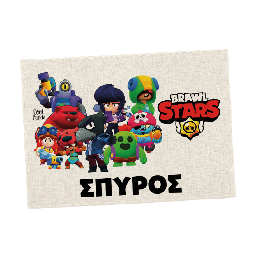 Σουπλά φαγητού λινό “Brawl Stars”