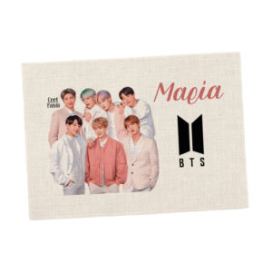 Σουπλά φαγητού λινό “BTS”