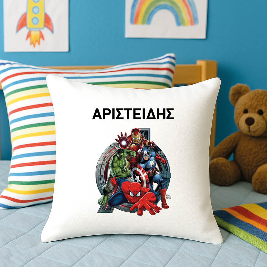 Μαξιλάρι διακοσμητικό “Marvel Super Ήρωες”