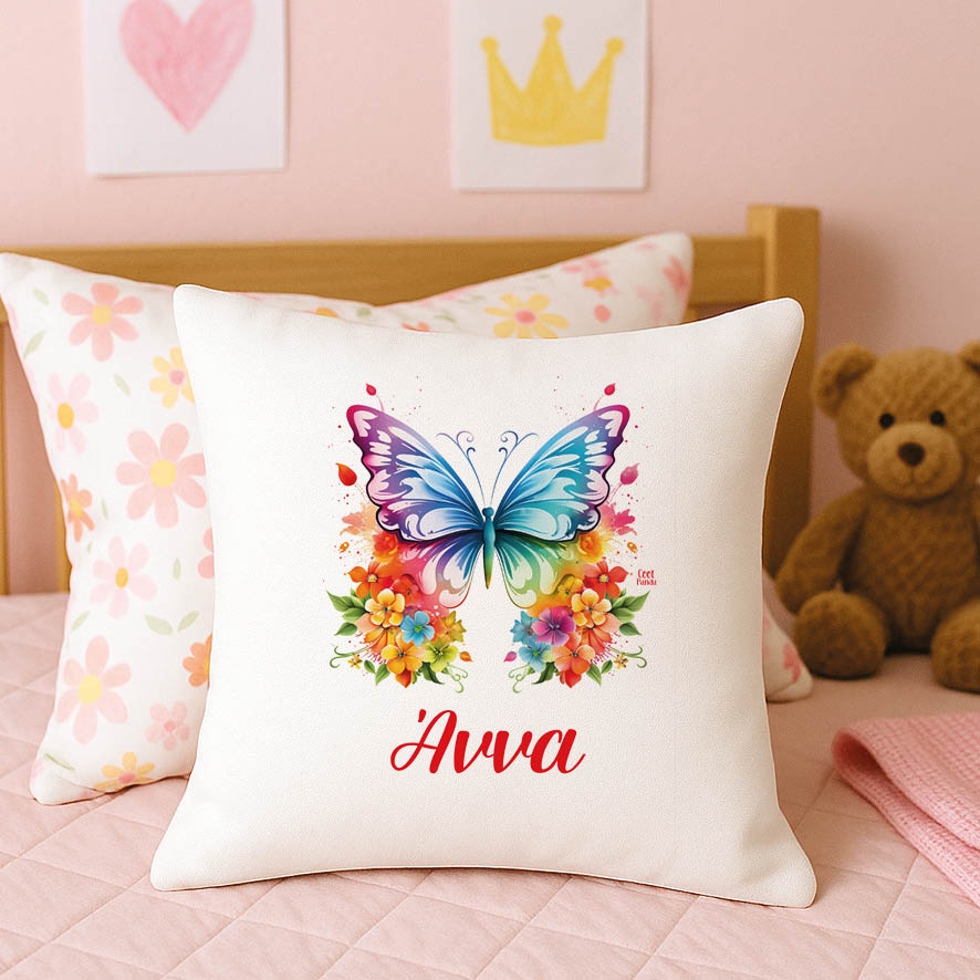 Μαξιλάρι διακοσμητικό “Floral Πεταλούδα”