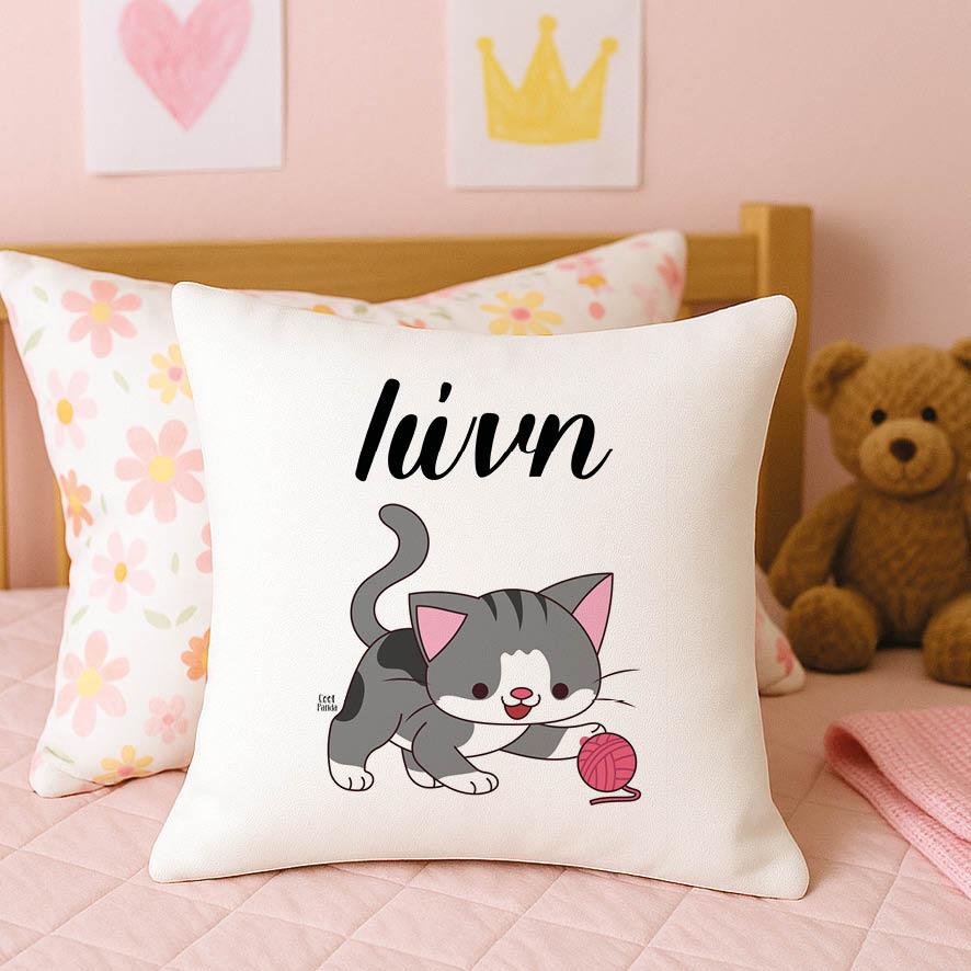 Μαξιλάρι διακοσμητικό “Γατούλες και σκυλάκια”