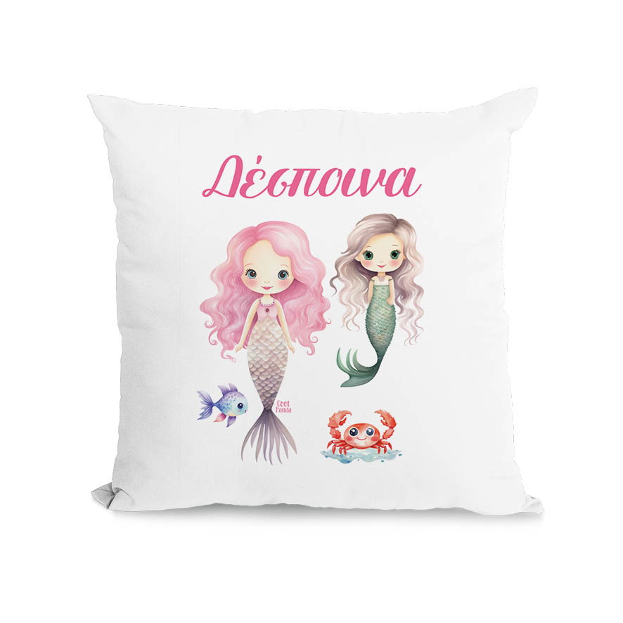 Μαξιλάρι διακοσμητικό “Γοργόνες Βυθός”