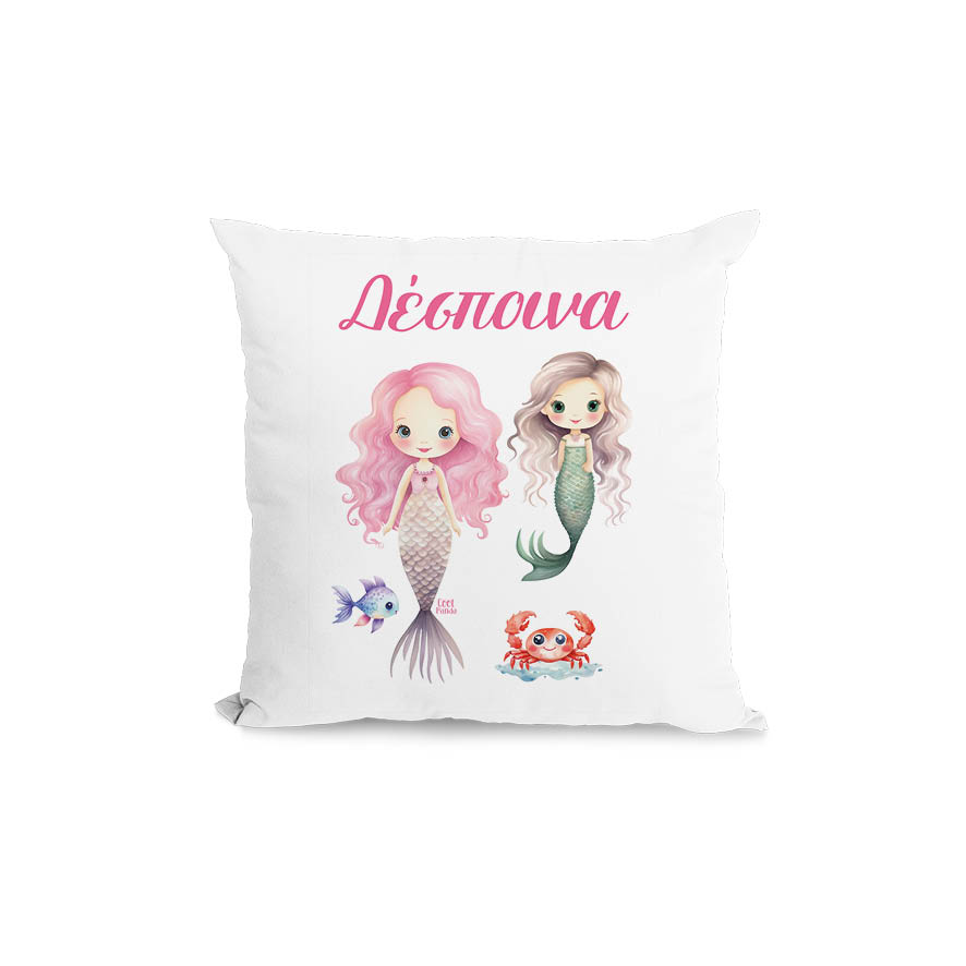 Μαξιλάρι διακοσμητικό “Γοργόνες Βυθός”