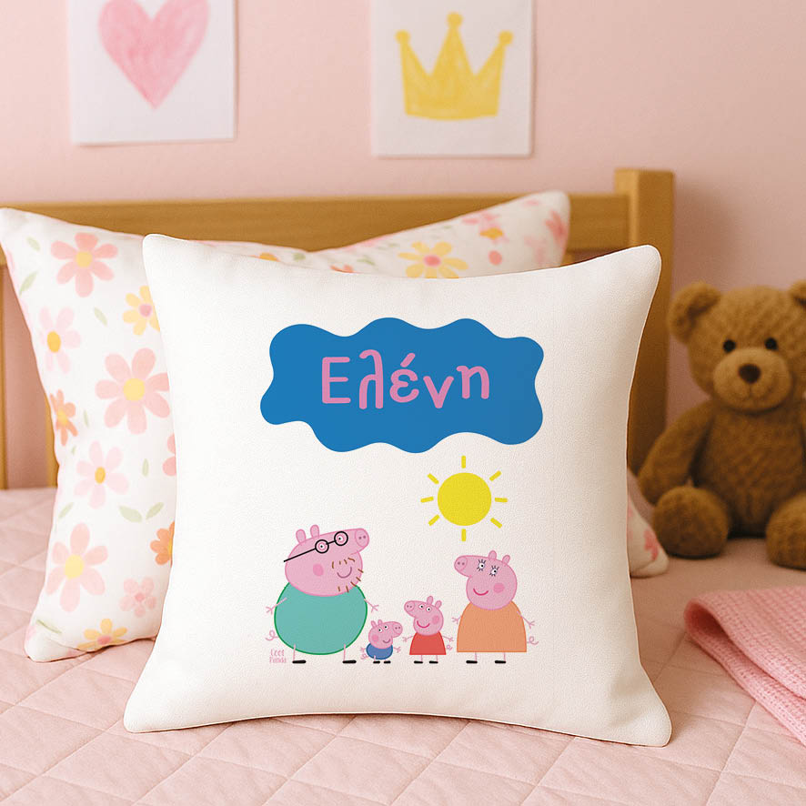 Μαξιλάρι διακοσμητικό “Peppa pig”