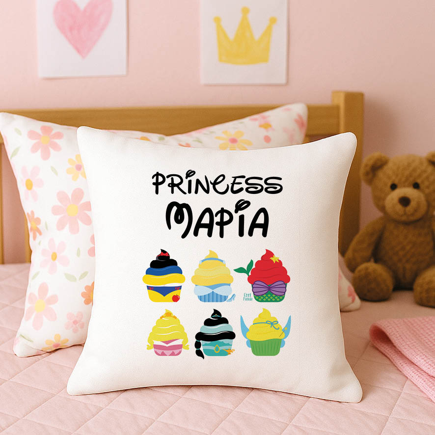 Μαξιλάρι διακοσμητικό “Πριγκίπισσες Cupcake”