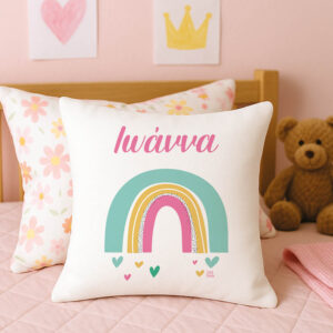 Μαξιλάρι διακοσμητικό “Ουράνια τόξα”