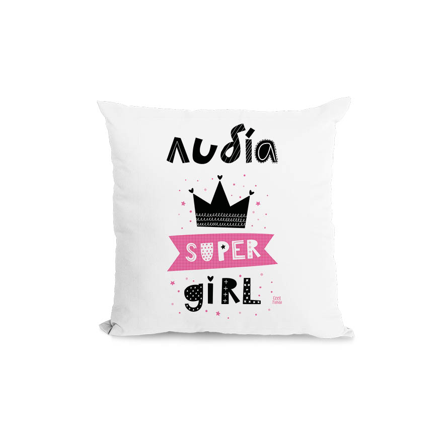 Μαξιλάρι διακοσμητικό “Super Girl”