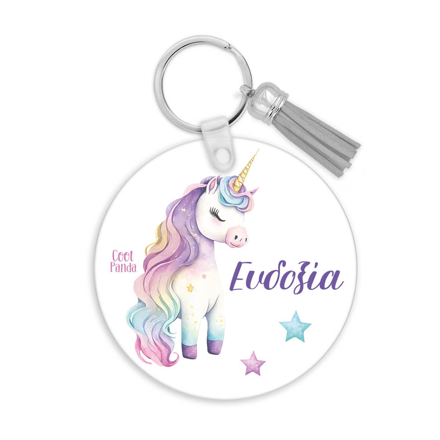 Μπρελόκ ξύλινο “Μωρό Μονόκερος”