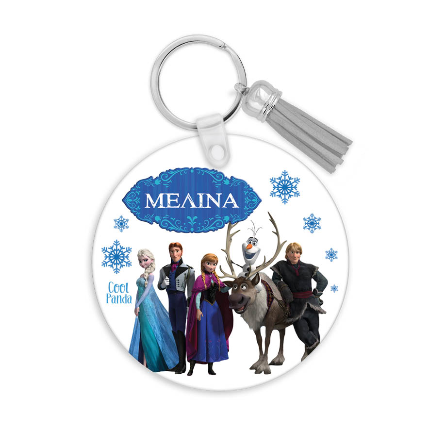 Μπρελόκ ξύλινο “Frozen”