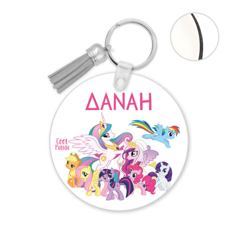 Μπρελόκ ξύλινο “My little ponny”