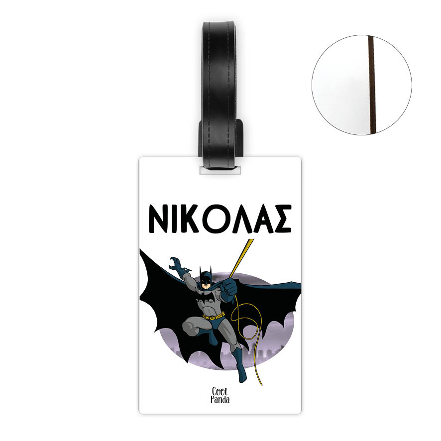 Ταμπελάκι τσάντας ξύλινο “Batman”