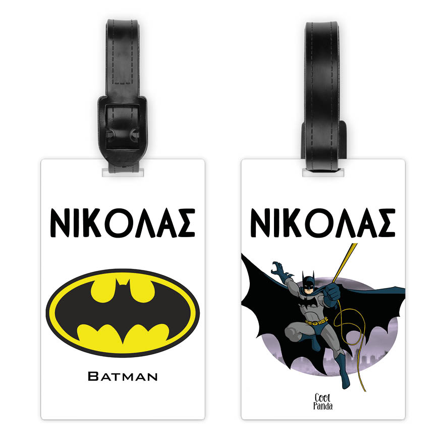 Ταμπελάκι τσάντας ξύλινο “Batman”