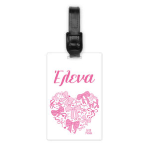 Ταμπελάκι τσάντας ξύλινο “Bow”