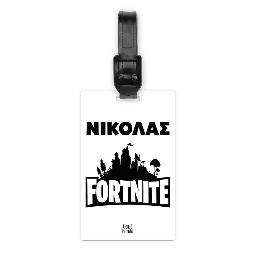 Ταμπελάκι τσάντας ξύλινο “Fortnite”